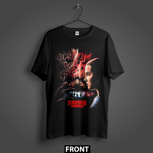 Stranger Things Dark Realms Premium Oversized Double-Sided T-Shirt (Unisex)